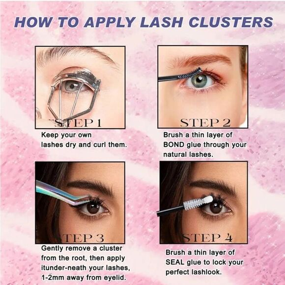 Faux Mink Cluster Lash Set - Picture 7 of 7